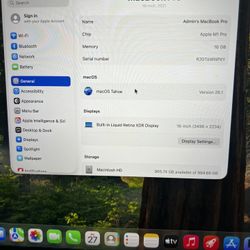 16” Apple MacBook Pro M1 Pro 16GB 1tb 2021