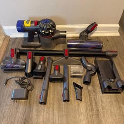 Dyson SV10 V8 Animal+ Cordless Stick Vacuum Cleaner W/ Attachments, stand