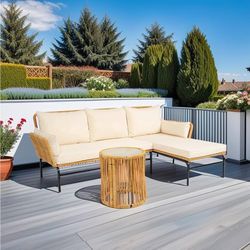 Outdoor Patio Sectional Sofa Couch 