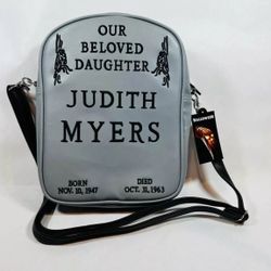 Halloween Judith Myers Tombstone Backpack Purse Trick or Treat Studios NEW STOCK