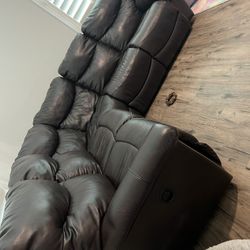 LazyBoy Leather Couch