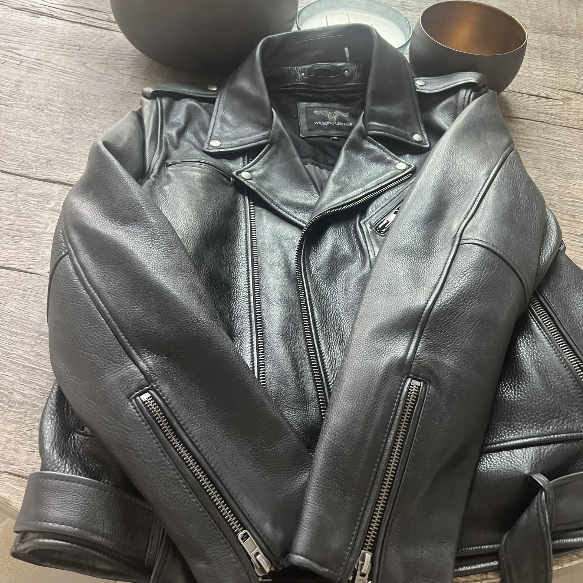 Leather Biker Jacket “Wilson Leather”