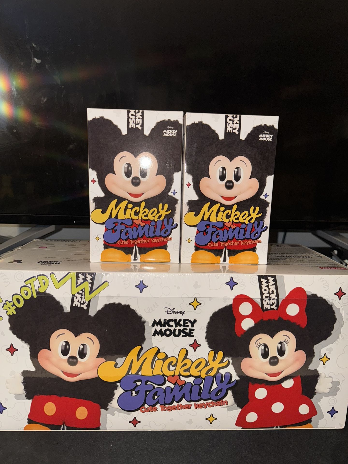 Disney Mickey Family Pop Mart Keychain Minnie Pluto Chip Dale Goofy Daisy Donald