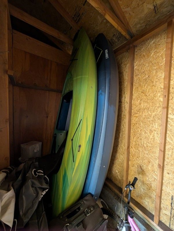 2x Quest Canyon Kayak's Available w/ Paddles - Like New