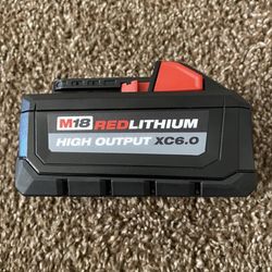 Milwaukee M18 batteries 6.0