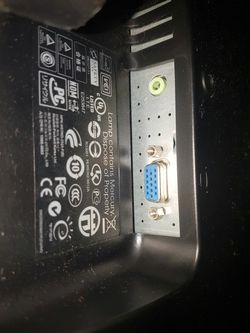 Computer monitor.