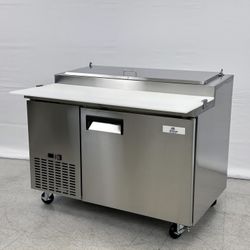 NSF Pizza Prep Table 50” Solid Door Refrigerator PICL1