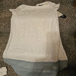 GIRLS FANCY SEQUIN DRESS TAGS ATTACHED NEVER WORN  SIZE 14