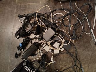 Assorted charger power adapter PSU 5V 12V for phone and laptop Chromebook tv box etc