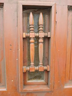 Solid wood door