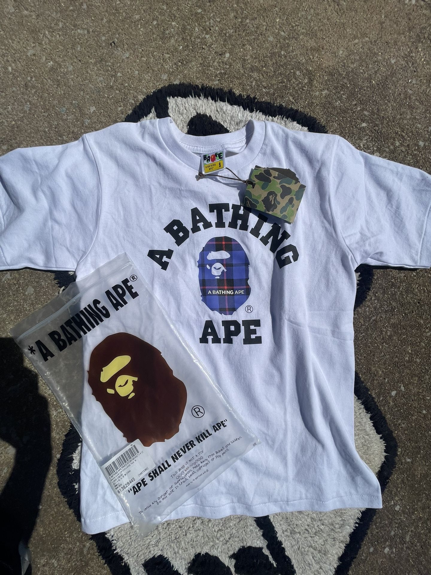 BAPE College Tee “Purple & Black”