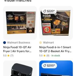 Ninja Foodi Smart XL 2 Baskets Air Fryer. 10 Quart Capacity