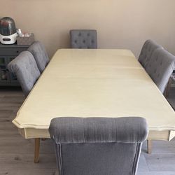 Dinning Table With 6 Chairs