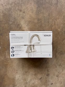 New Kallan 4” Centerset Bathroom Faucet R24055-4D-BN