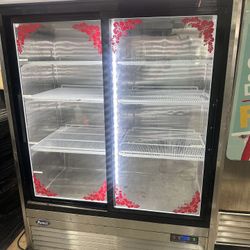 Commercial Two Glass Door Refrigerator