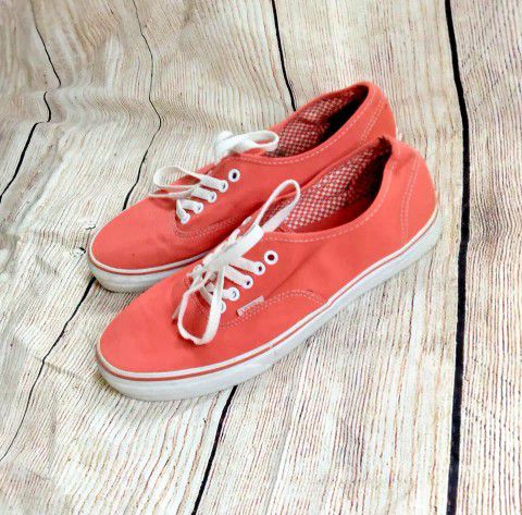 VANS Size 10 Mens Orange Skater Shoes
