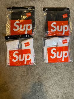 2 pair Supreme socks