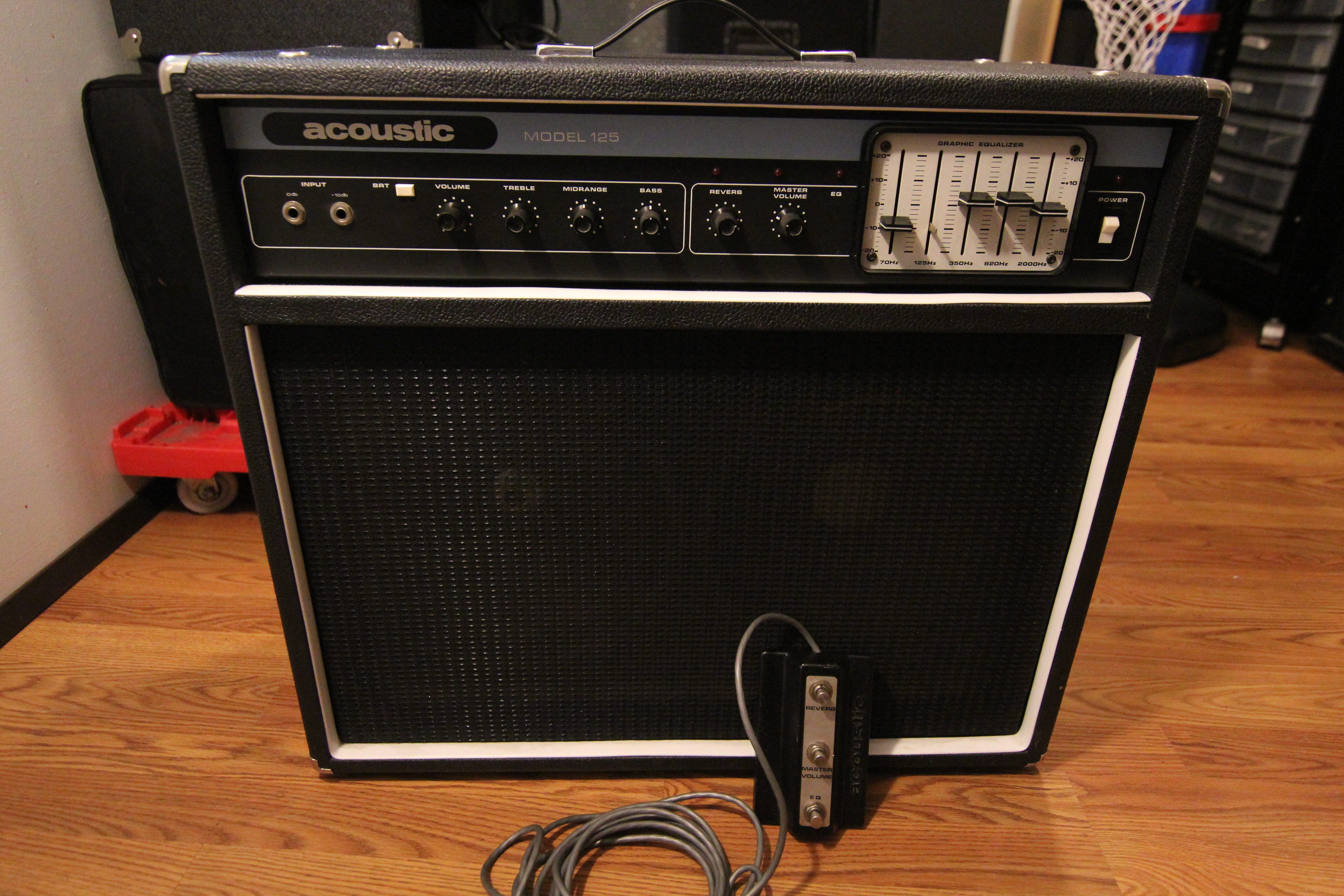 Acoustic control corp. 125 combo amp
