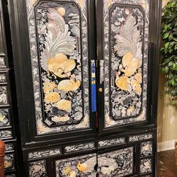 Stunning Antique Asian Armoire