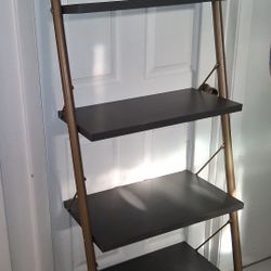 Nova 64.12 in 4 shelf ladder bookcase $50 FIRM