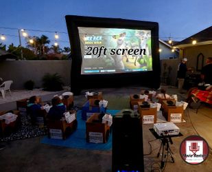 Outdoor Screen And Projector For Your Events