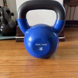 40lb Vinyl Coated Kettlebell 