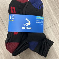 NWT Shaw men’s cushioned socks 10 pairs 
