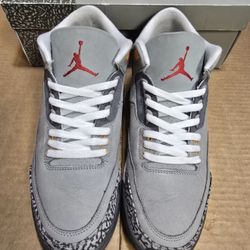 Size 10.5 - Jordan 3 Retro Mid Cool Grey 2021