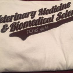 Texas A&M Veterinary Med & Biomedical Science Shirt + Laptop Sleeve New