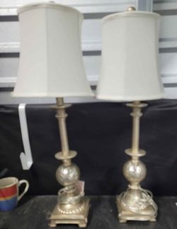 pair of table lamps very good clean condition