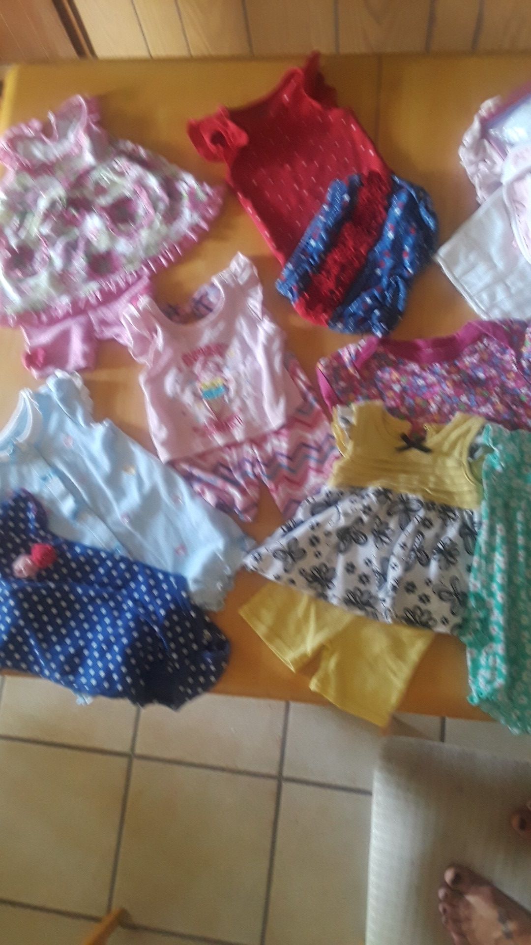 Baby girl 3-6mo summer outfits