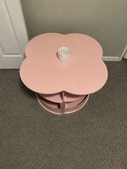 Pink Flower kids table