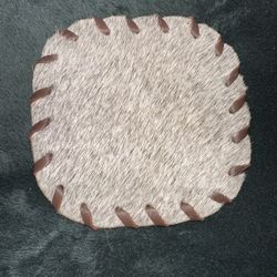Genuine Cow Hide Coaster