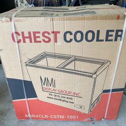 White Cooler Chest