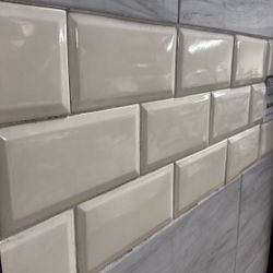 Subway Tile $0.93 SqFt 40 Pieces Per Bundle Color Almond 