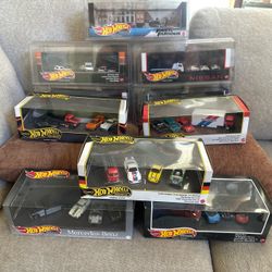 Hot Wheels Premium Diorama Box Lot Fast & Furious Nissan Porsche Datsun Mustang