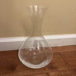 Clear Glass Vase