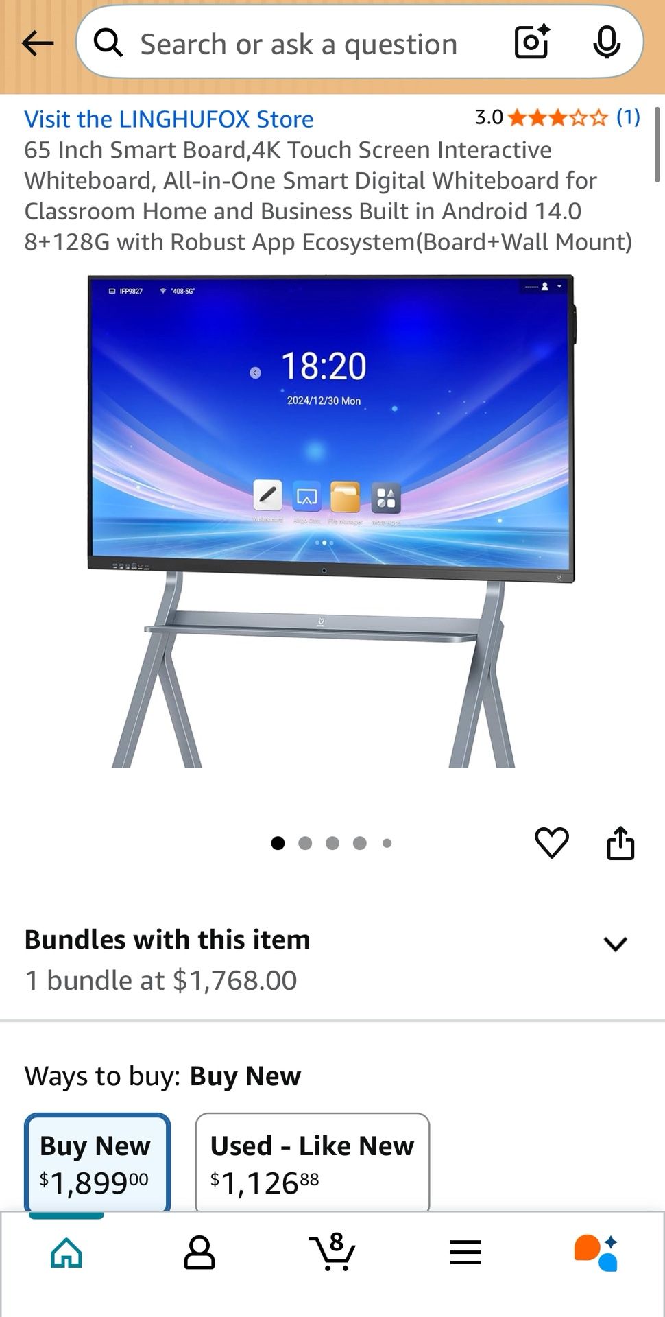 65 Inch Touchscreen TV‼️