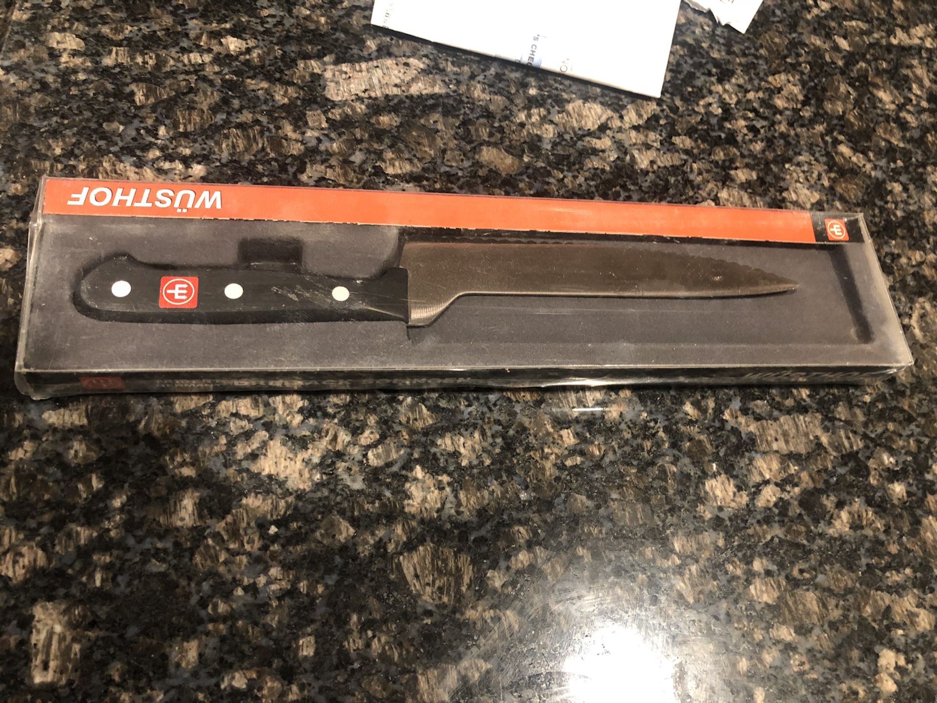 Wusthof 7” offset knife. OBO