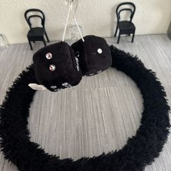 Steering Wheel Cover And Window Dice 🍒
