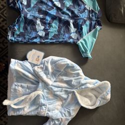 Toddler Bathing Suit And Gown 