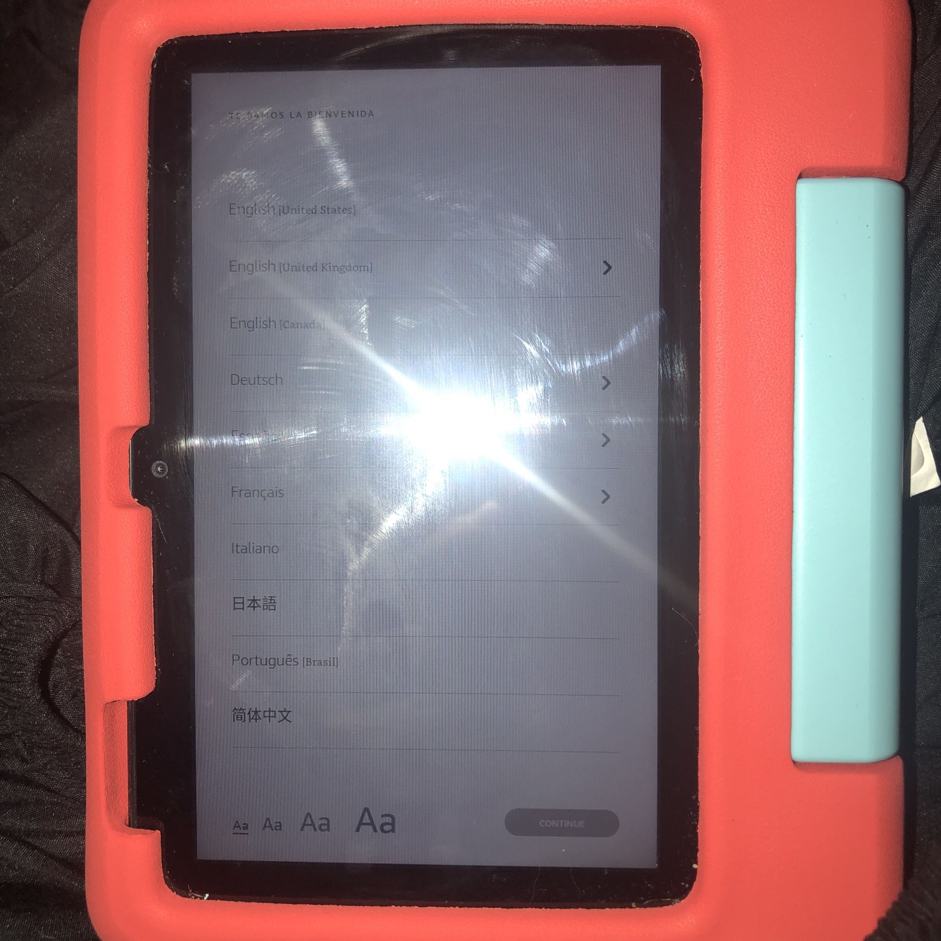 Amazon Fire Tablet W/ Case