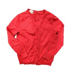 Crewcuts Outlet Size 6/7 Red Casey Cardigan