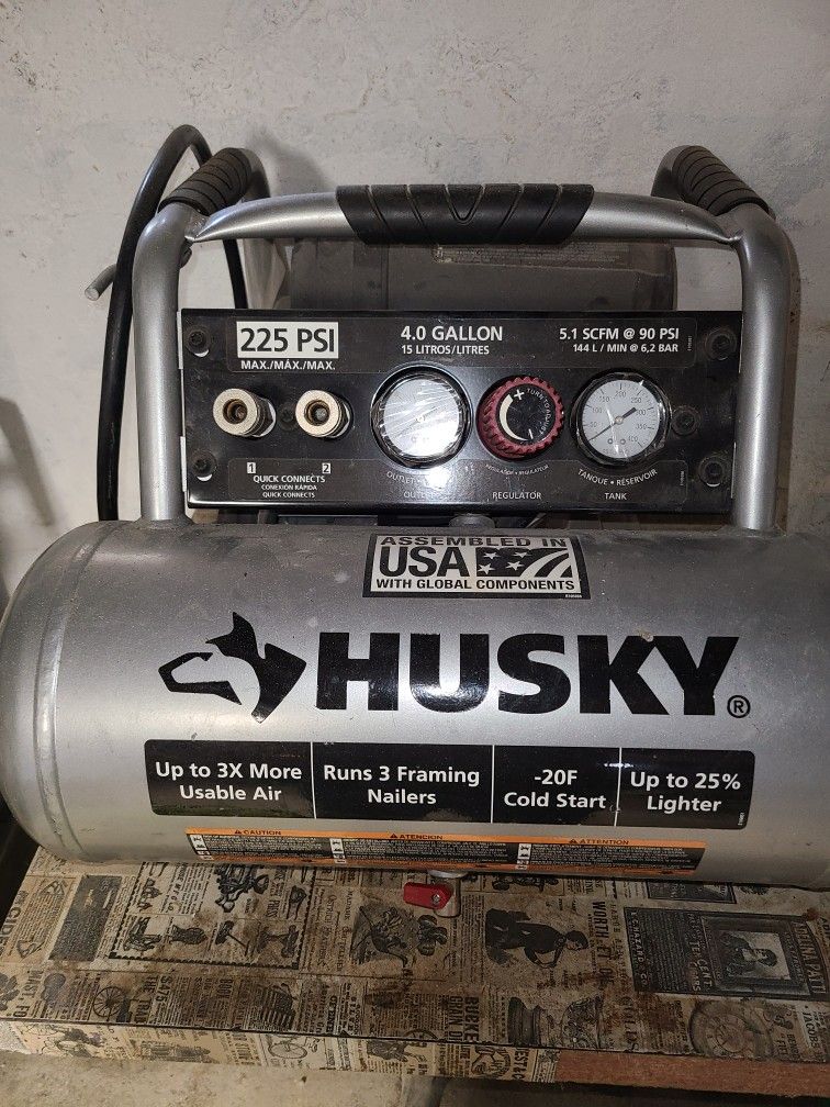 Husky  high performance  air compressor  