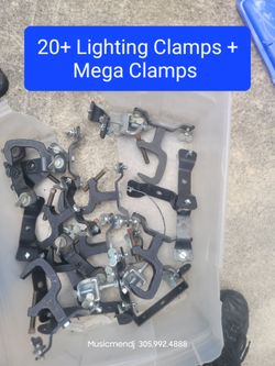 Lighting Mega Clamp and Lighting locking bar clamps
