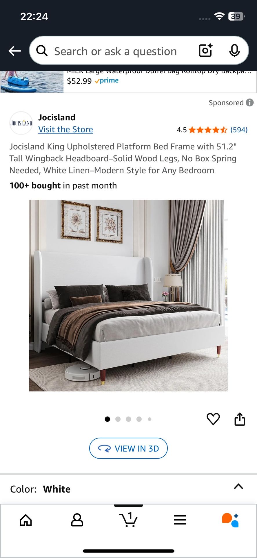 King Size Bed frame