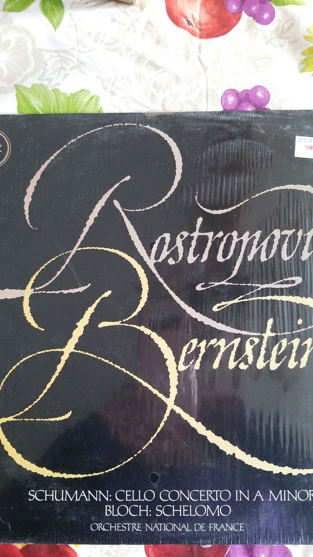 Rostropovich and Bernstein: Schumann Cello Concerto in a A Minor