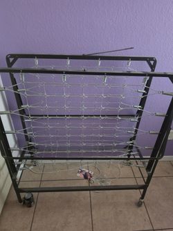 Twin foldable bed frame