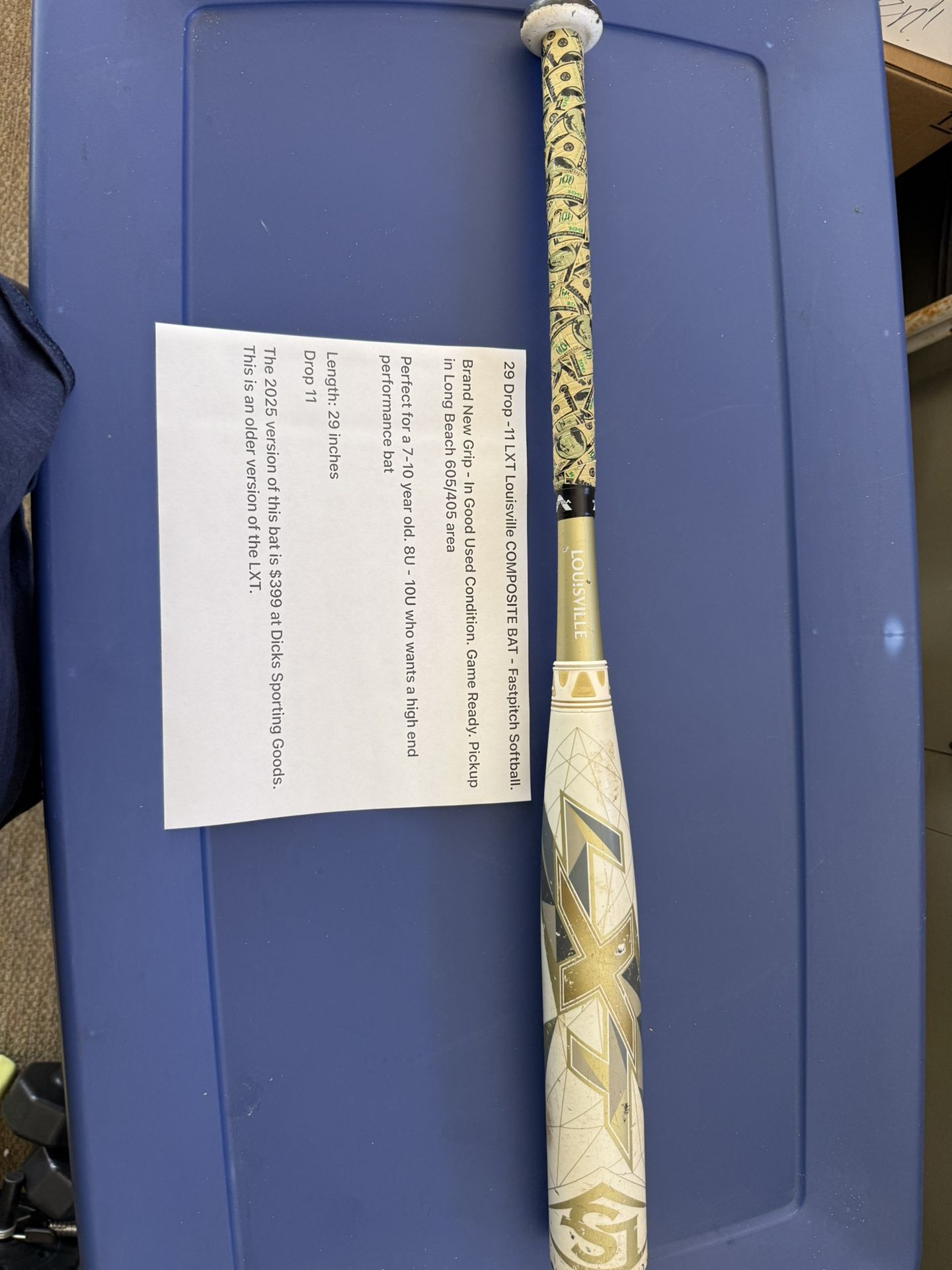 29 Drop -11 LXT Louisville COMPOSITE BAT - Fastpitch Softball.