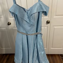 Light blue dress